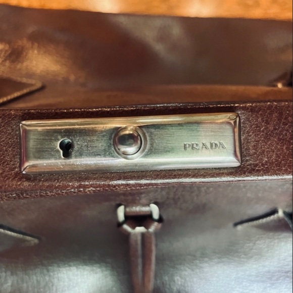 COPY**  🤎PRADA🤎 Brown Leather Doctor Satchel Bag - Picture 13 of 14